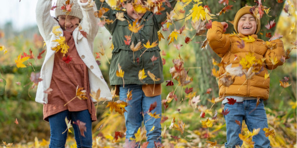 Herbst Kinder Canva freie Nutzung